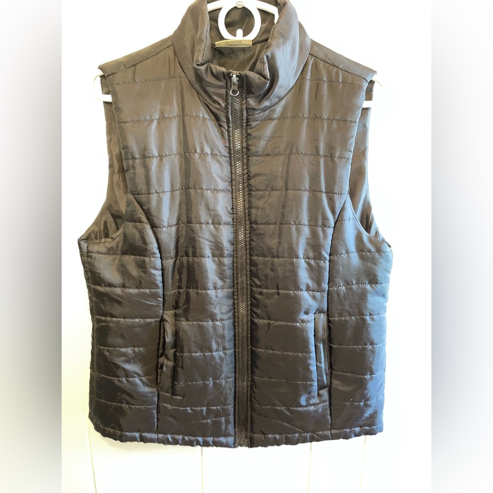 Bobbie Brooks Black Puff Vest